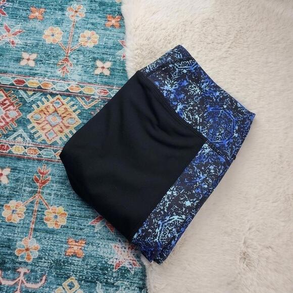 Gaiam Blue Black Legging Small - Picture 6 of 6